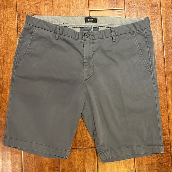 Hugo Boss Slim Fit Short Size 34R Stretch Grey - Picture 4 of 12